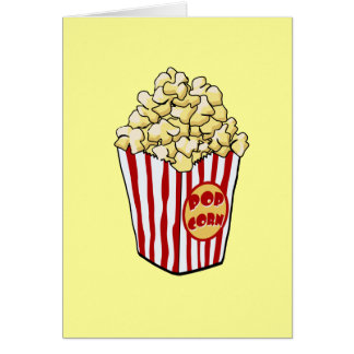 Carte de sac à maïs popcorn