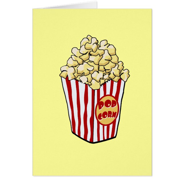 Carte de sac à maïs popcorn (Devant)