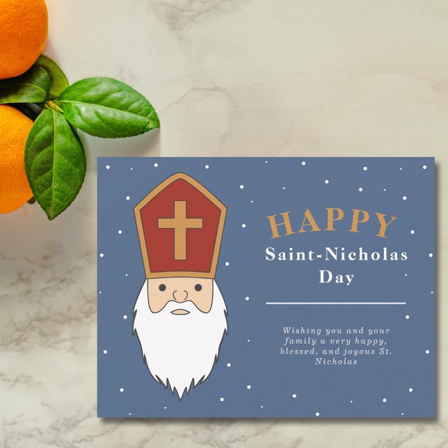 Carte de Saint-Nicolas (Saint Nicholas Day Greeting Card)