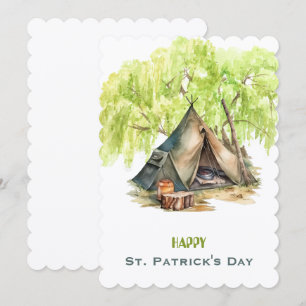 Carte de Saint-Patrick personnalisée 13 x 18 cm
