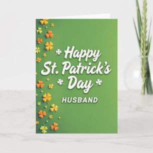 Carte de Saint-Patrick pour mari