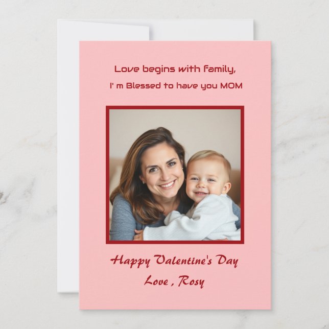 Carte de Saint-Valentin adorable pour les enfants  (Devant)