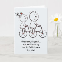 Carte de Saint-Valentin anniversaire mignonne et a