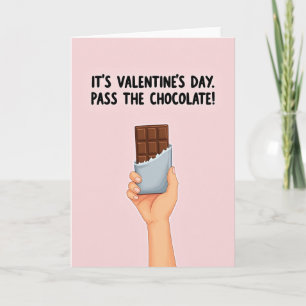 Carte de Saint-Valentin au Chocolat