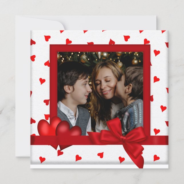 Carte de Saint-Valentin avec photo (Devant)