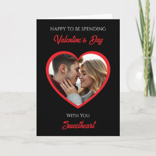 Carte de Saint-Valentin avec photo personnalisée