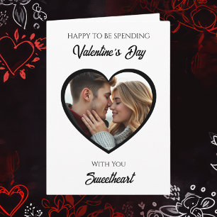 Carte de Saint-Valentin avec photo personnalisée