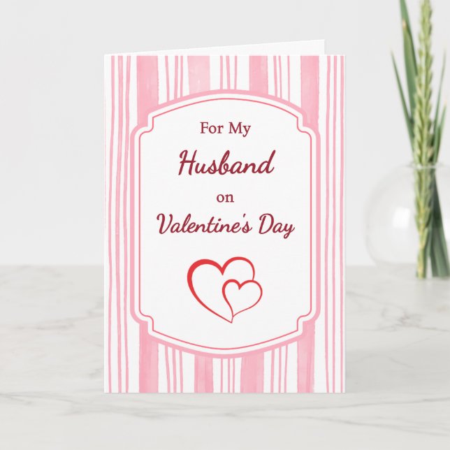 Carte de Saint-Valentin chrétienne pour mari  (Devant)