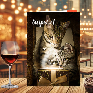 Carte de Saint-Valentin Coeur de Chat