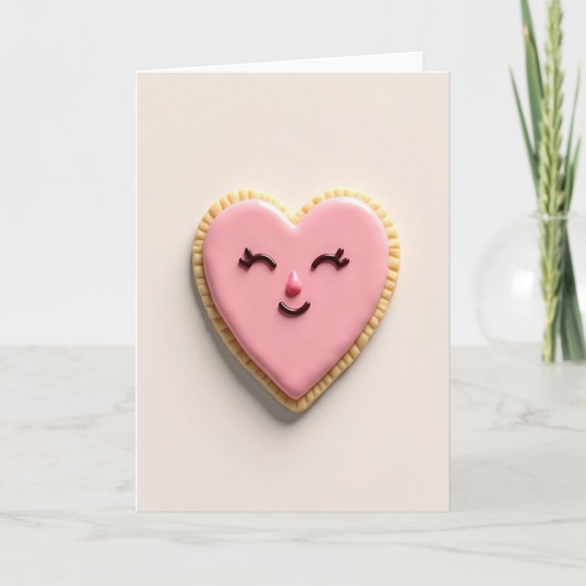 Carte de Saint-Valentin Cookie Love (Devant)
