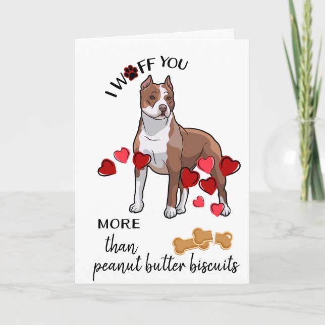 Carte de Saint-Valentin de votre amour pour le Pit (Devant)