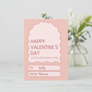 Carte de Saint-Valentin douce