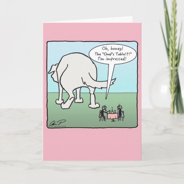 Carte de Saint-Valentin "du Tableau du chef" (Devant)