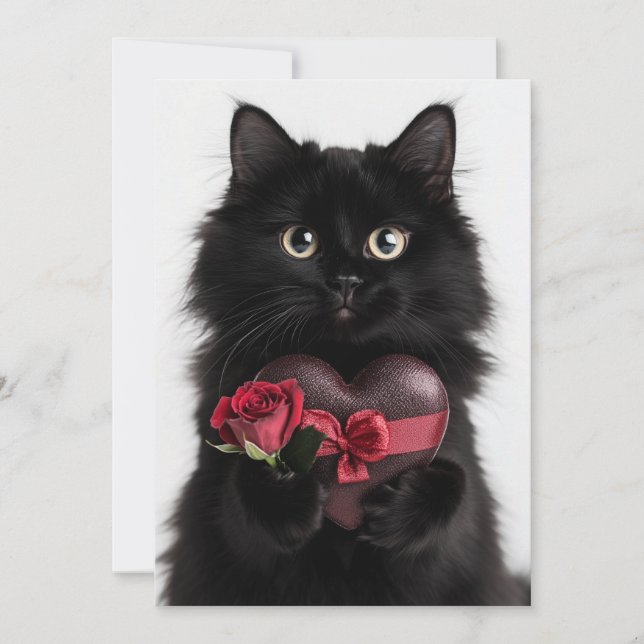 Carte de Saint-Valentin Heartfeutre Paws (Devant)