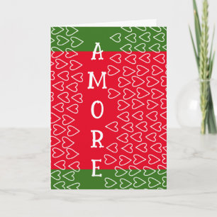 Carte de Saint-Valentin italienne simple pour les 