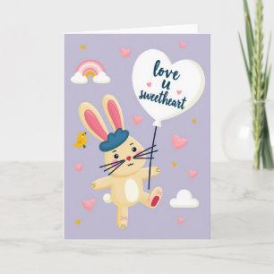 Carte de Saint-Valentin Joyeuse Amour