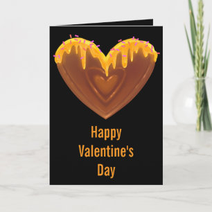 Carte de Saint-Valentin Joyeuse Cœur Sucré Chéri