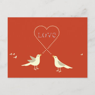 Carte de Saint-Valentin Lovebirds