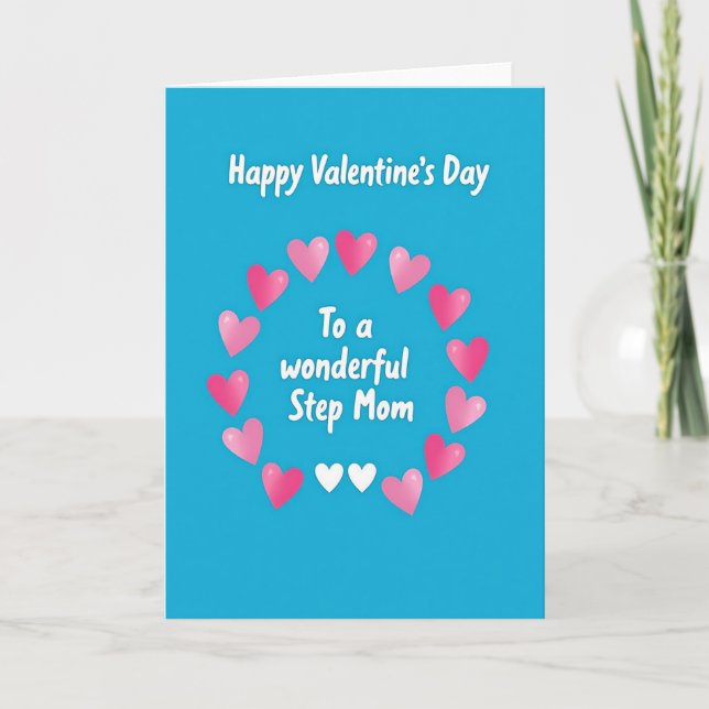 Carte de Saint-Valentin merveilleuse pour une bell (Devant)