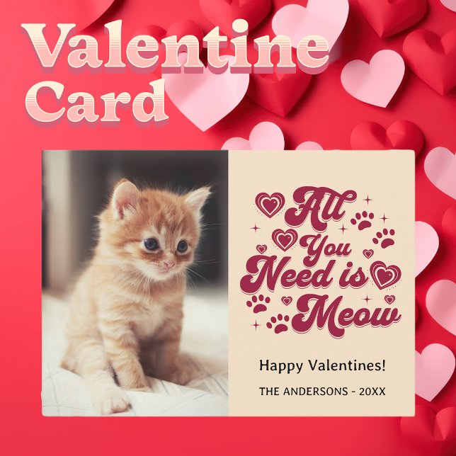 Carte de Saint-Valentin personnalisable avec photo (Créateur téléchargé)