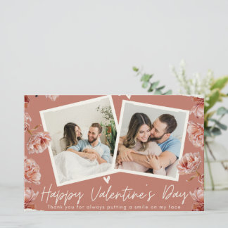 Carte de Saint-Valentin personnalisée avec photo |