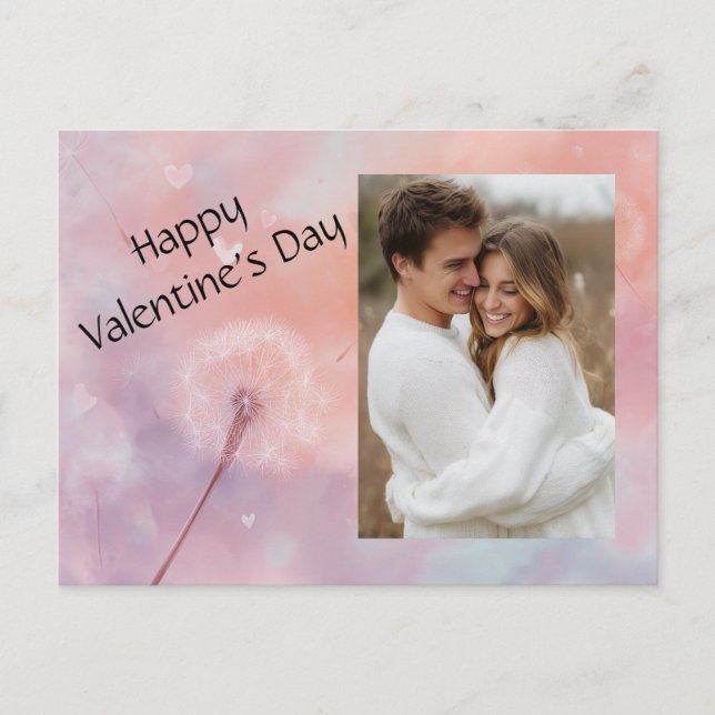 Carte de Saint-Valentin personnalisée avec photo p (Devant)