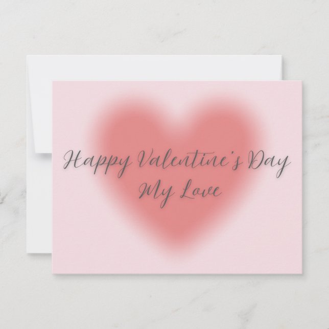 Carte de Saint-Valentin plate (Devant)