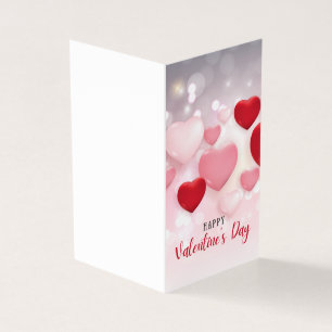 Carte de Saint-Valentin pliée