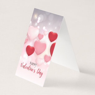 Carte de Saint-Valentin pliée