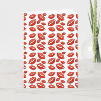 Carte de Saint Valentin Red Lips