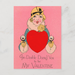 Carte de Saint-Valentin Retro vintage