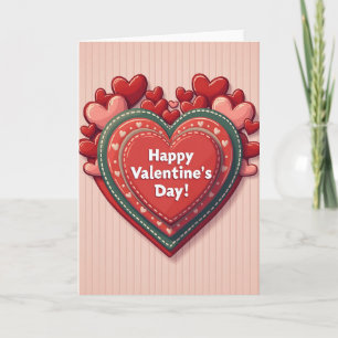 Carte de Saint-Valentin romantique