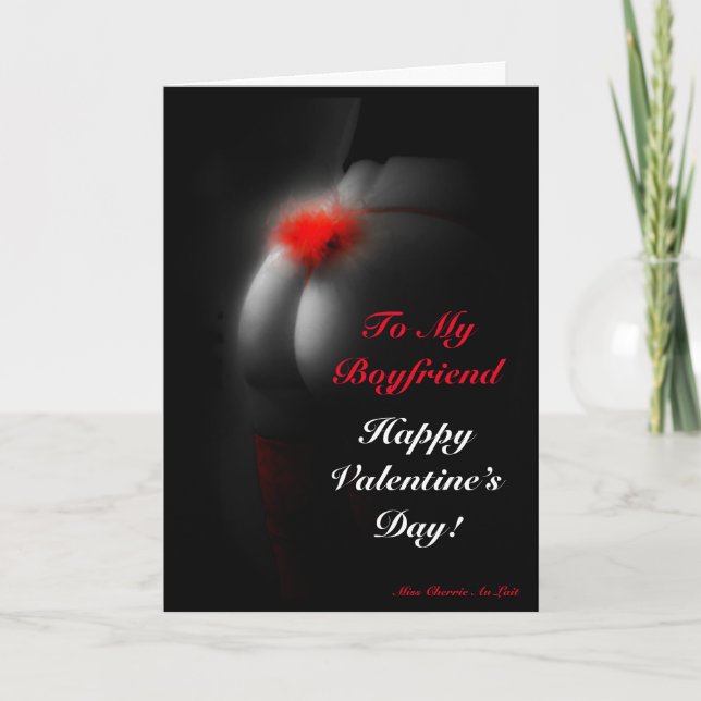 Carte de Saint-Valentin sexy et joyeuse pour lui,  (Devant)