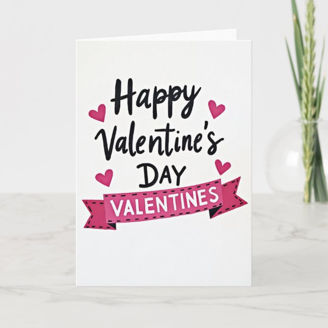 Carte de Saint-Valentin Sincère (Devant)