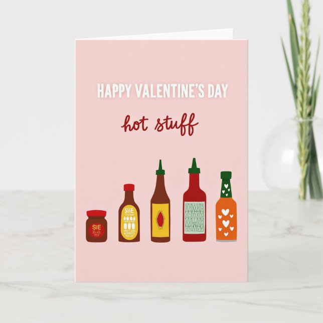 Carte de Saint-Valentin Spicy Love (Devant)