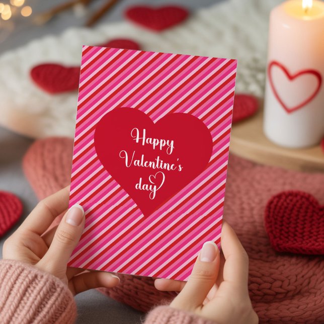 Carte de Saint-Valentin Stylish Hearts (Stylish Hearts Valentine’s Day Love Card)