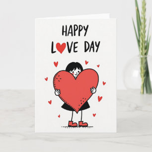 Carte de Saint-Valentin tendre