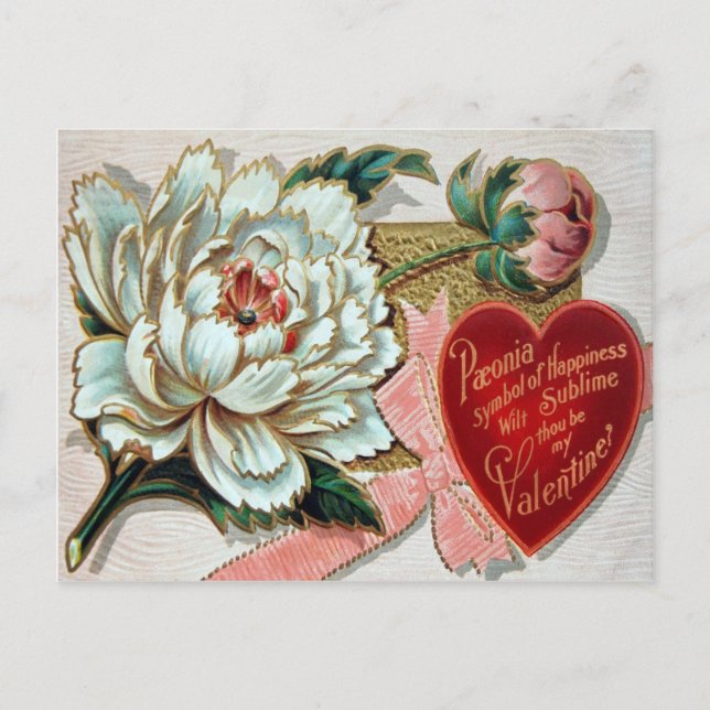 Carte de Saint-Valentin victorienne (Devant)