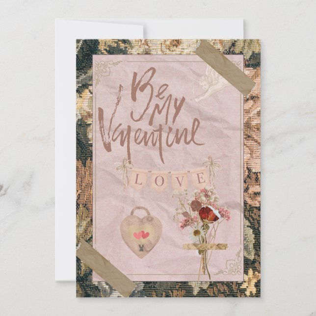 Carte de Saint Valentin Vintage (Devant)