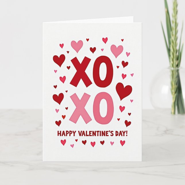 Carte de Saint-Valentin Xoxo sincère (Devant)
