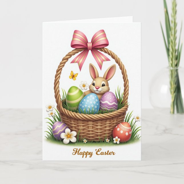 Carte de saison joyeuse de printemps (Devant)