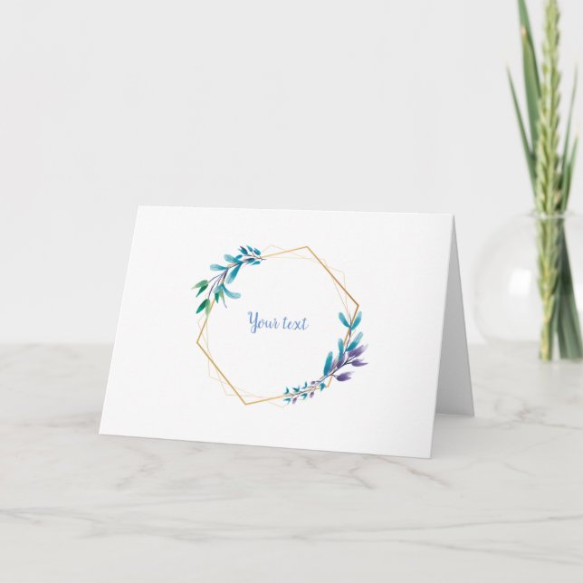 CARTE DE SALUT À LA FAMILLE. (Devant)