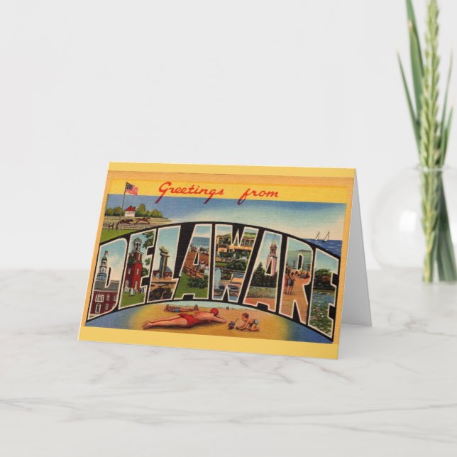 Carte de salutations du Delaware (Devant)