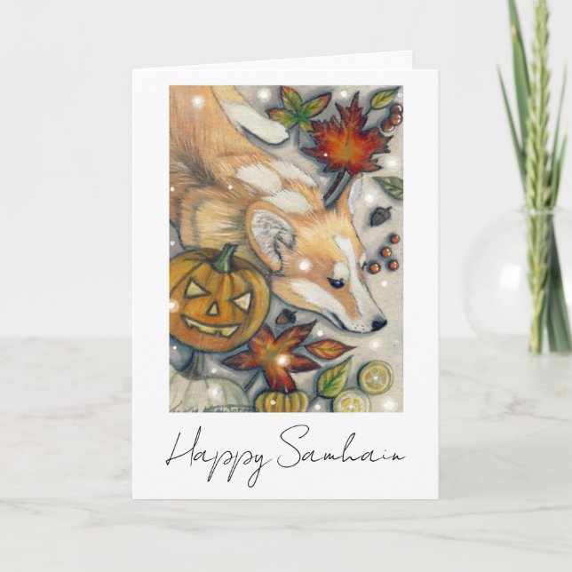 Carte de Samhain pour Corgi (Devant)