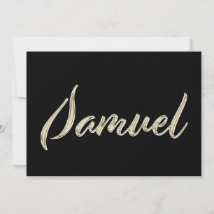 Carte de Samuel White Gold