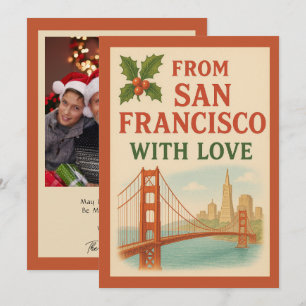 Carte De San Francisco Avec Amour Personnalisé Noël