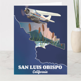 Carte de San luis obispo Californie Carte postale