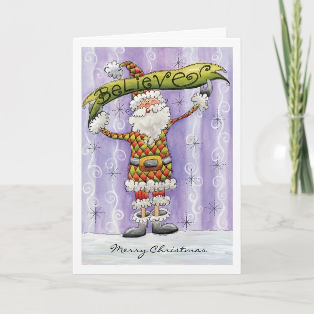 Carte de Santa Christmas (Devant)