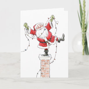 Carte de Santa with Christmas