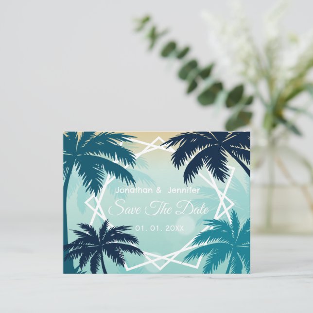 Carte de sauvegarde de date de mariage  (Debout devant)